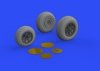 Eduard 648515 P-38F/ G wheels 1/48 TAMIYA